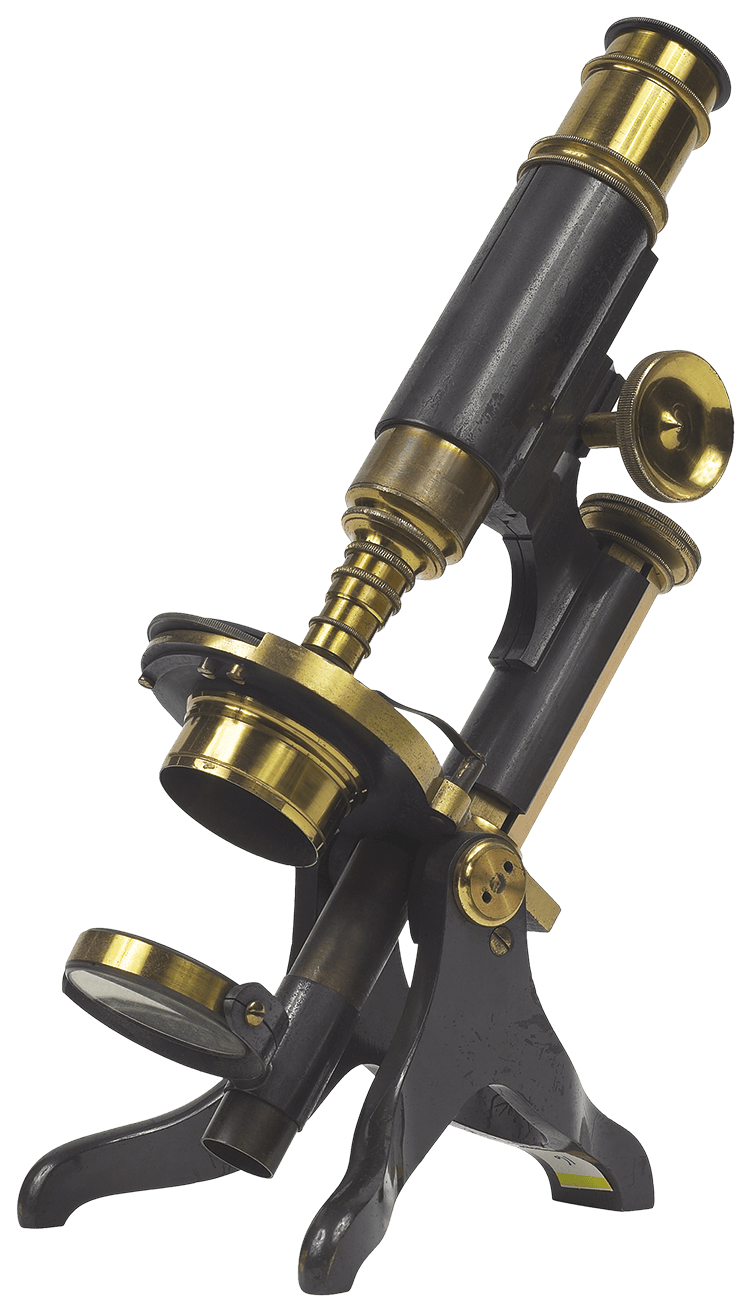 antique microscope