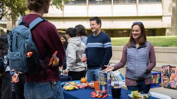 Assorted activities at the CBS first-ever graduate open house
