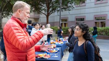 Assorted activities at the CBS first-ever graduate open house