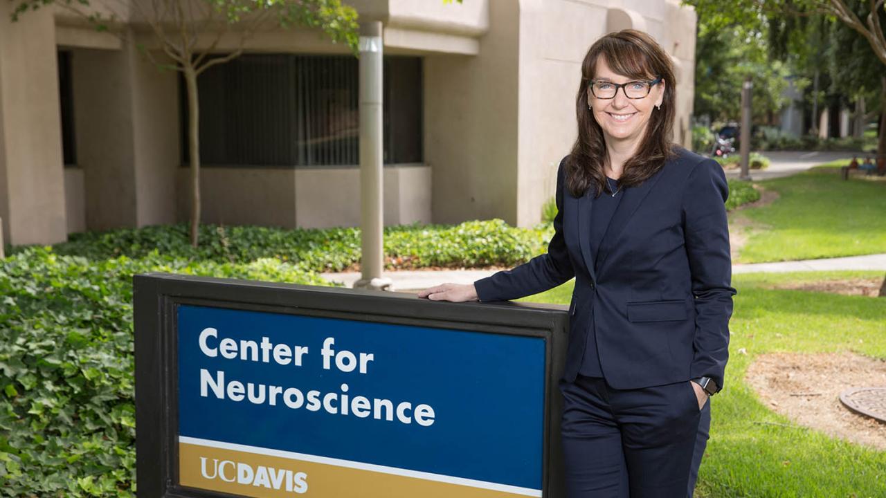 As director of the Center for Neuroscience, McAllister oversees roughly 25 labs housed at the interdisciplinary center, which is dedicated to understanding brain function in health and in illness throughout the lifespan. David Slipher/UC Davis Kim McAllister