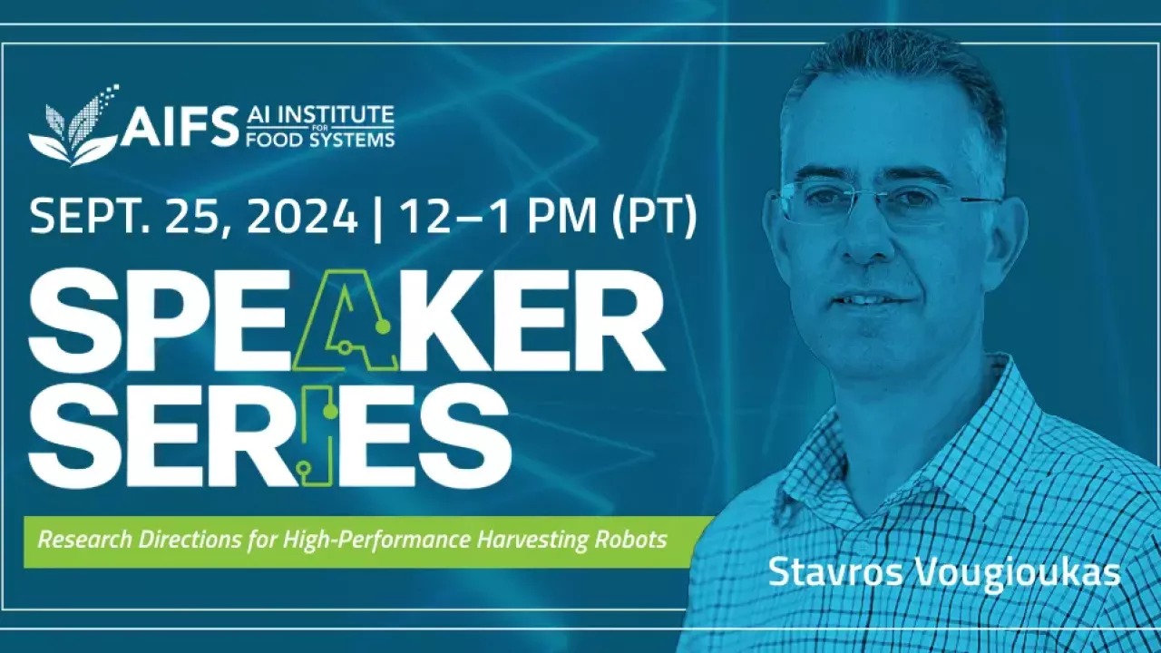 Dr. Stavros Vougioukas is applying AI research to improve robotic fresh fruit harvesting around the world